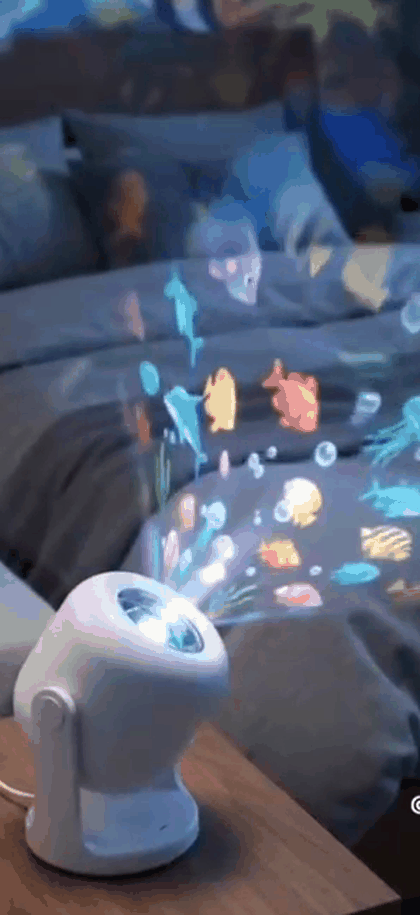 Lumină Magică Oceanică Rotativă